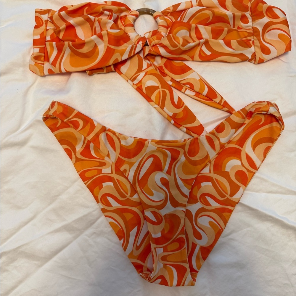 Kulani Kinis Orange Swirl Bikini